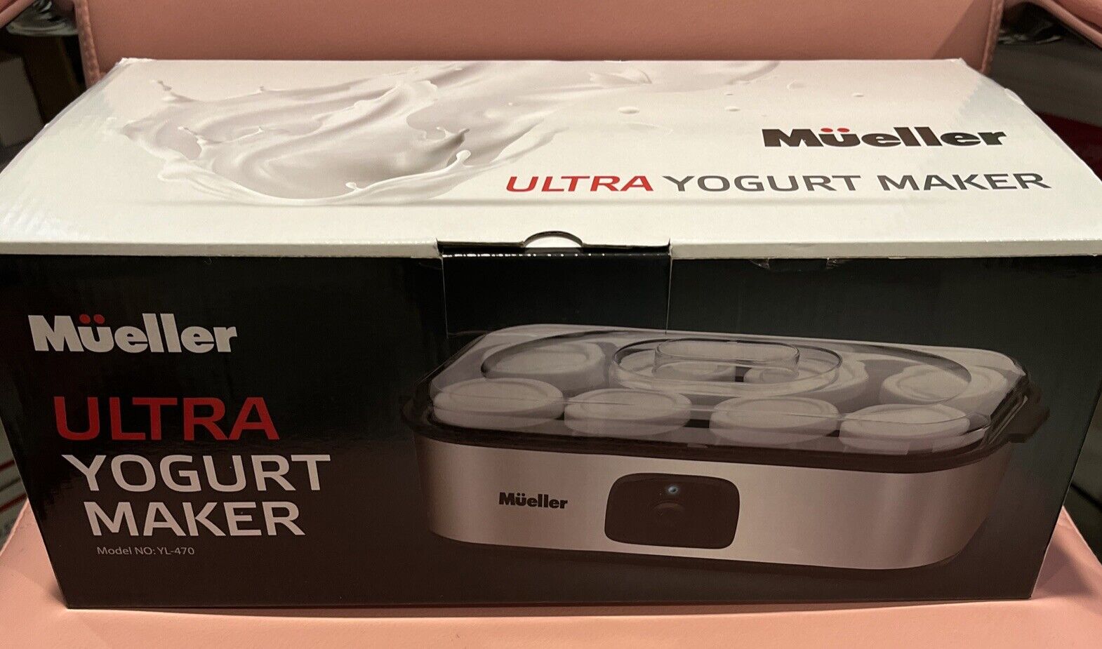 Mueller Yogurt Maker YL-470 New Unused Jars NOT Included