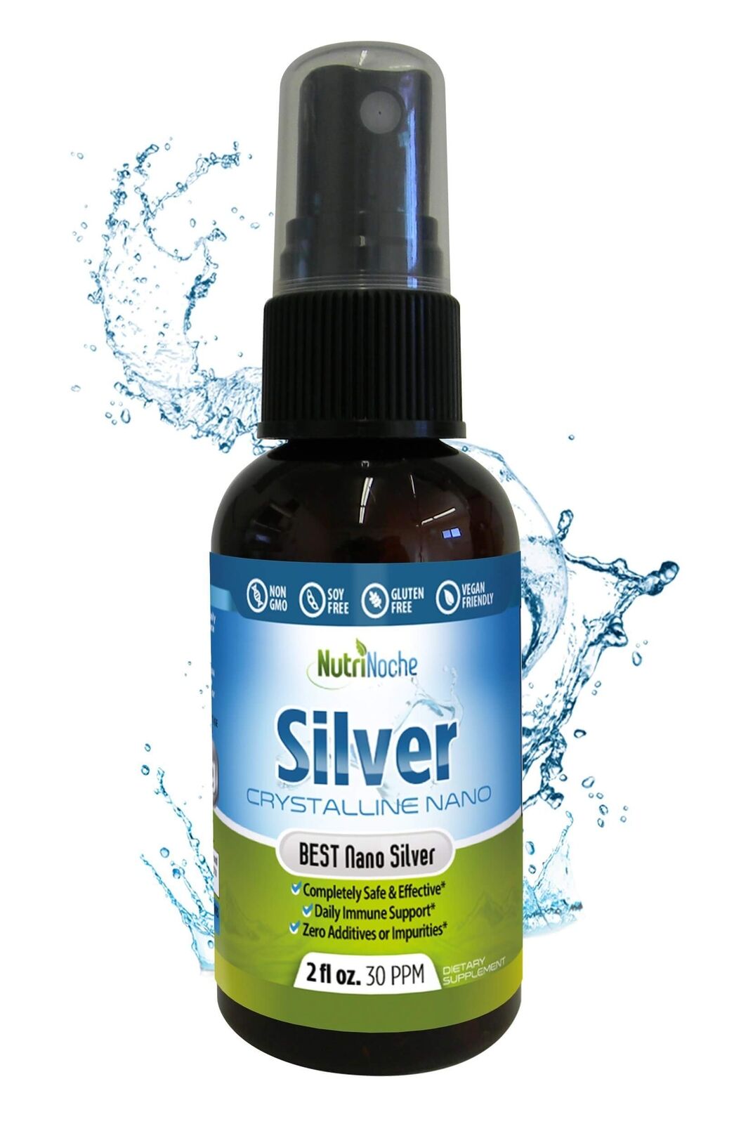 Colloidal Silver | 99.99% Pure Nano Silver Particles from NutriNoche