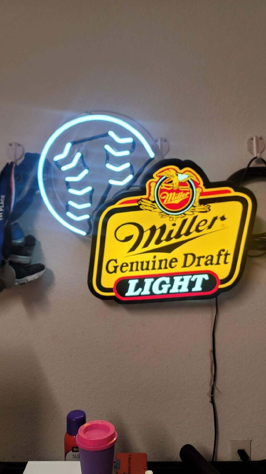 Miller genuine draft neon sign 