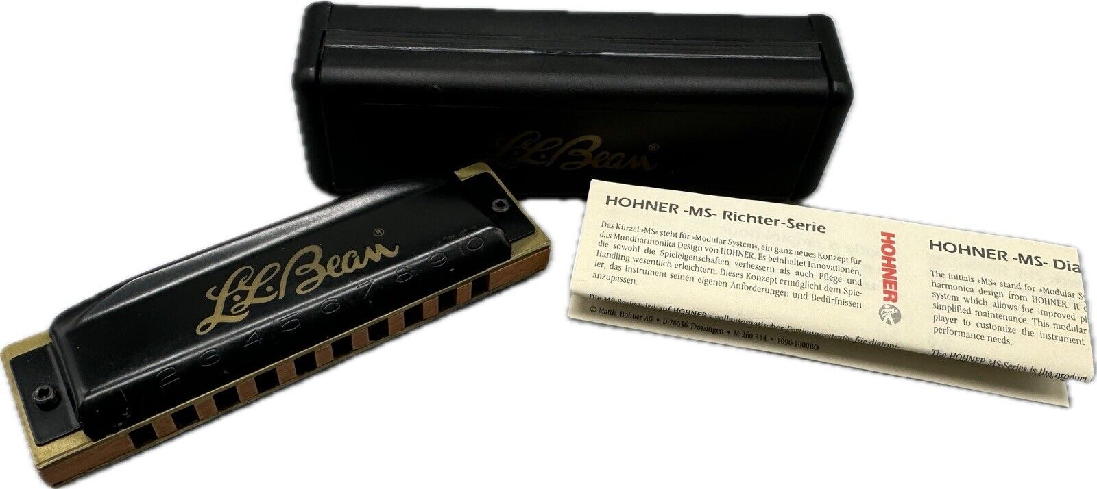 Hohner Harmonica Made Exclusively For L.L. Bean Key Of C With Original Box Case