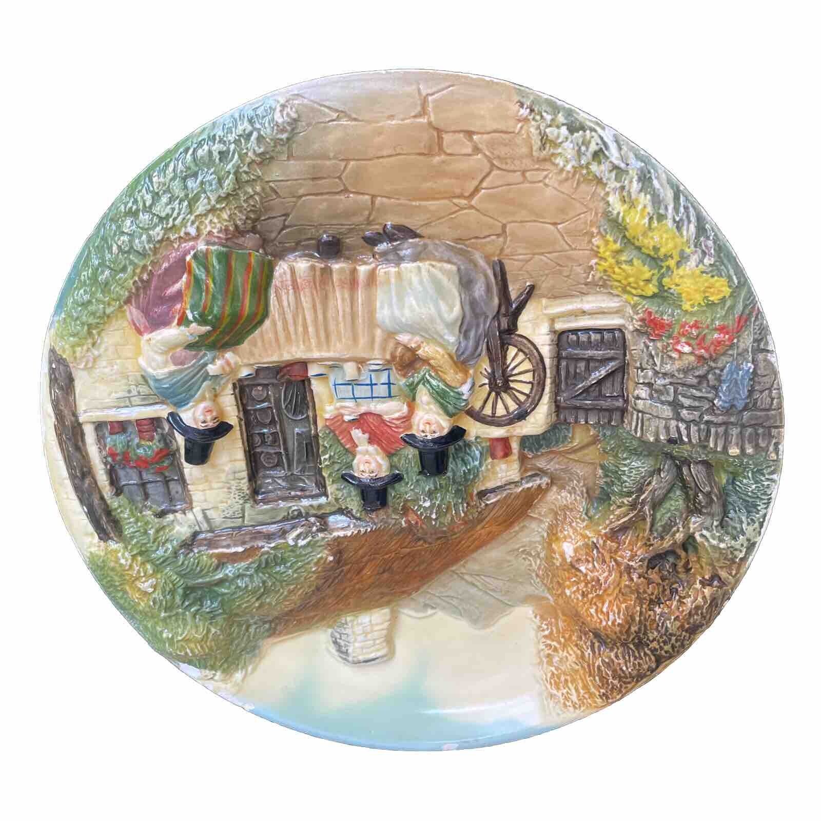 Handpainted Plaques by W. H. Bossons, Limited Edition. Made in Cheshire England