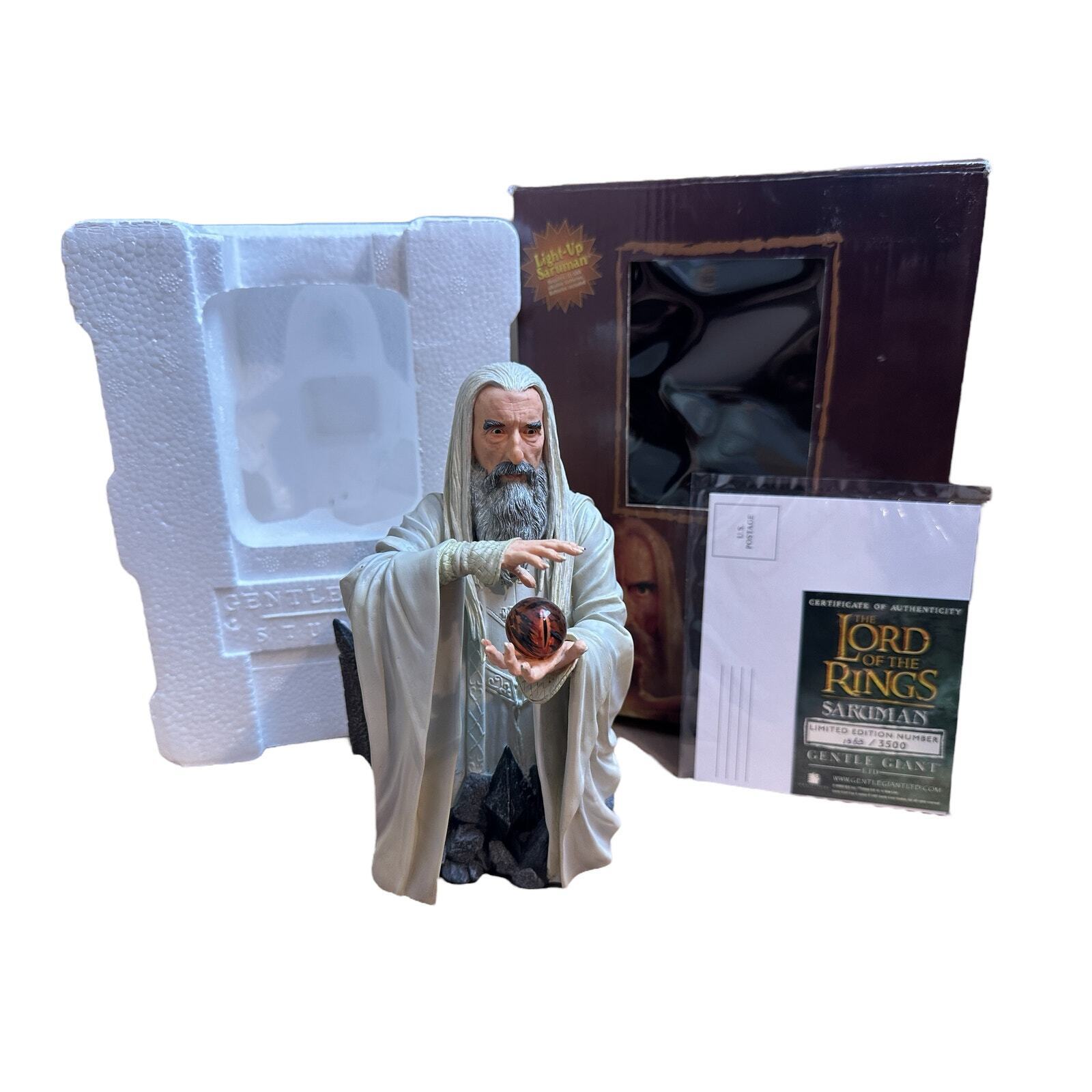 Lord of the Rings SARUMAN Mini Bust statue by Gentle Giant #/3500