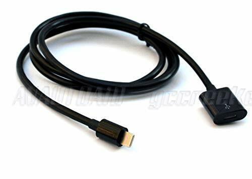 iPhone 5/6/7/8/X Dock Extension Cable Cord 1 Foot or 3 Feet - Black or White