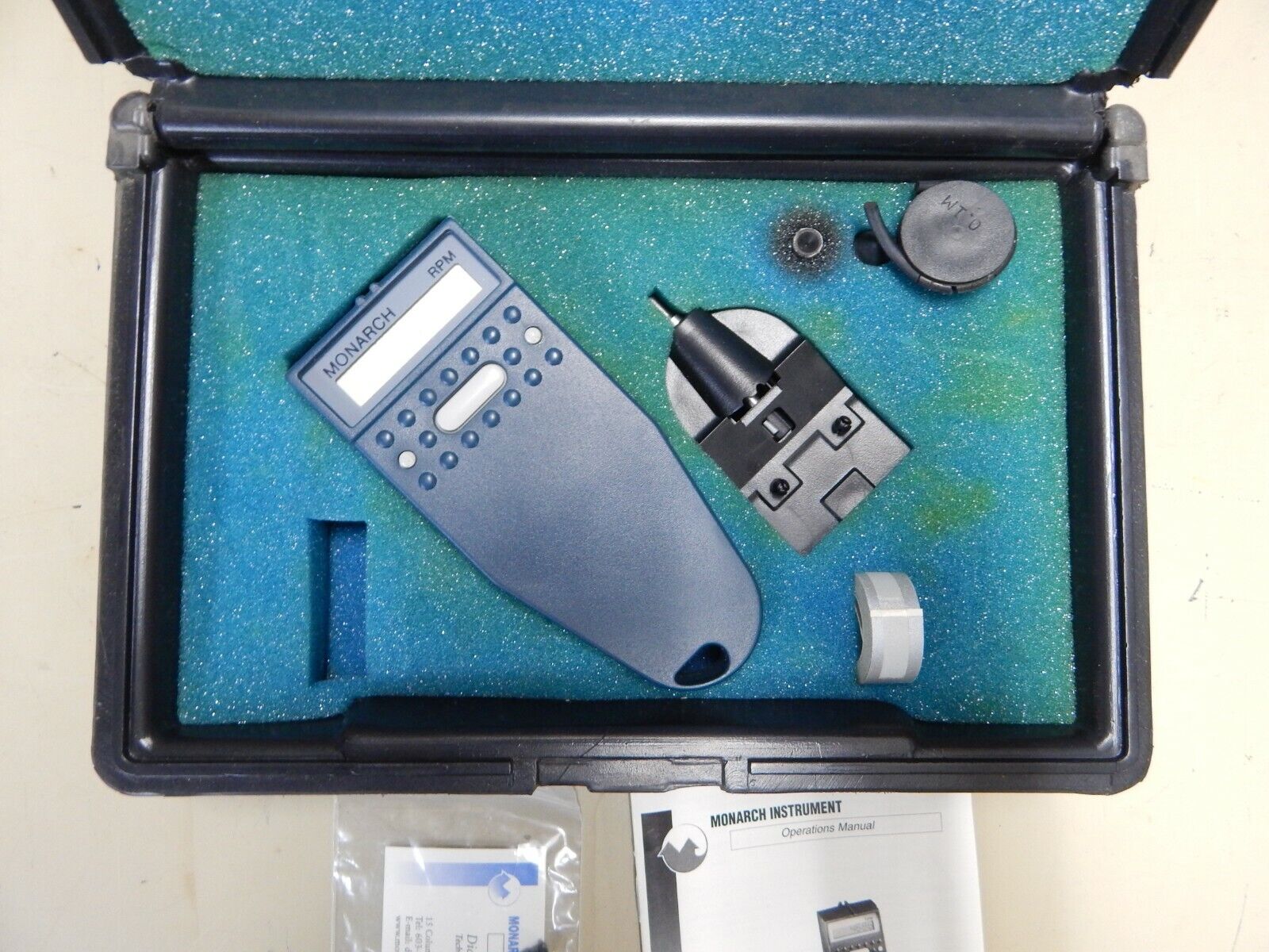Monarch Instruments Pocket Tach Plus Kit RPM case Accessories 