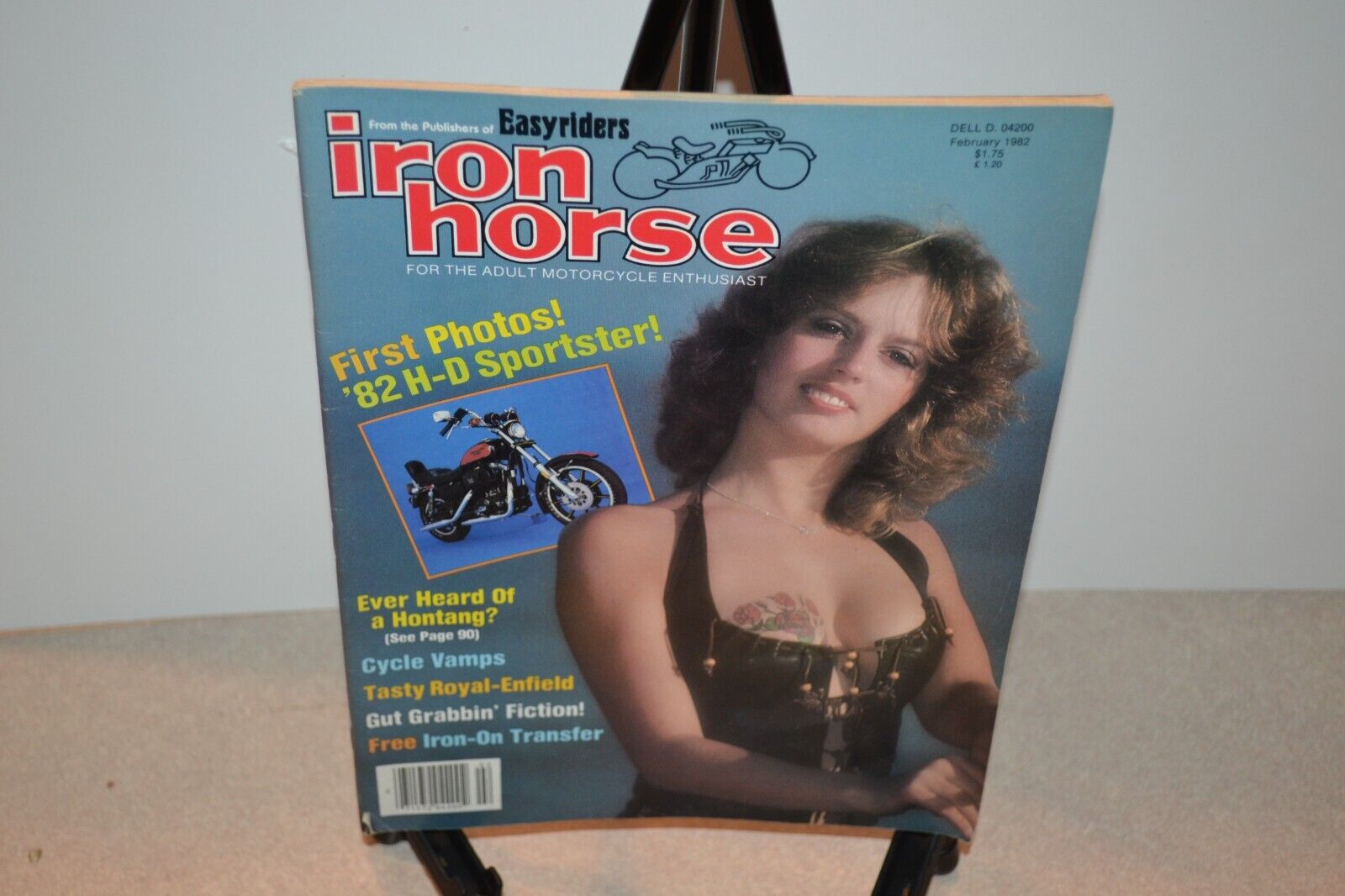 Feb 1982 Iron Horse Magazine  Vintage Motorcycle Magazine David Mann (Loc 2)