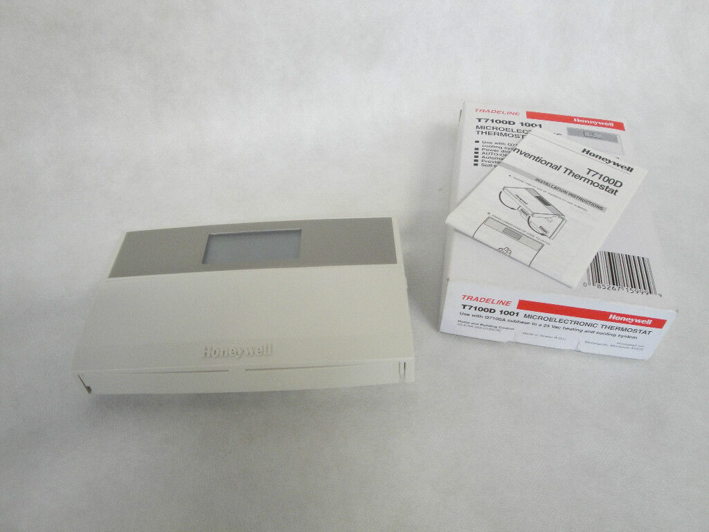 NEW IN BOX HONEYWELL TRADELINE T7100D 1001 MICROELECTRONIC THERMOSTAT