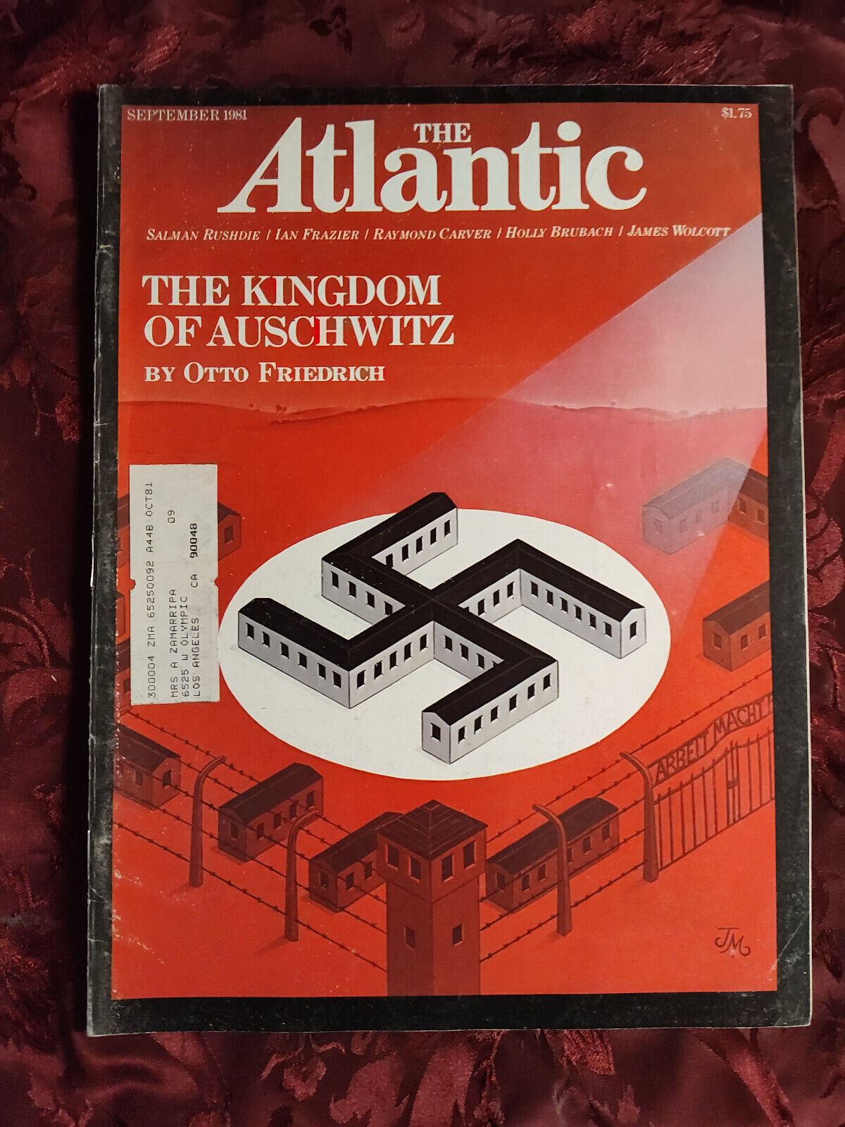 ATLANTIC Magazine September 1981 Raymond Carver Salman Rushdie Anthony Brandt