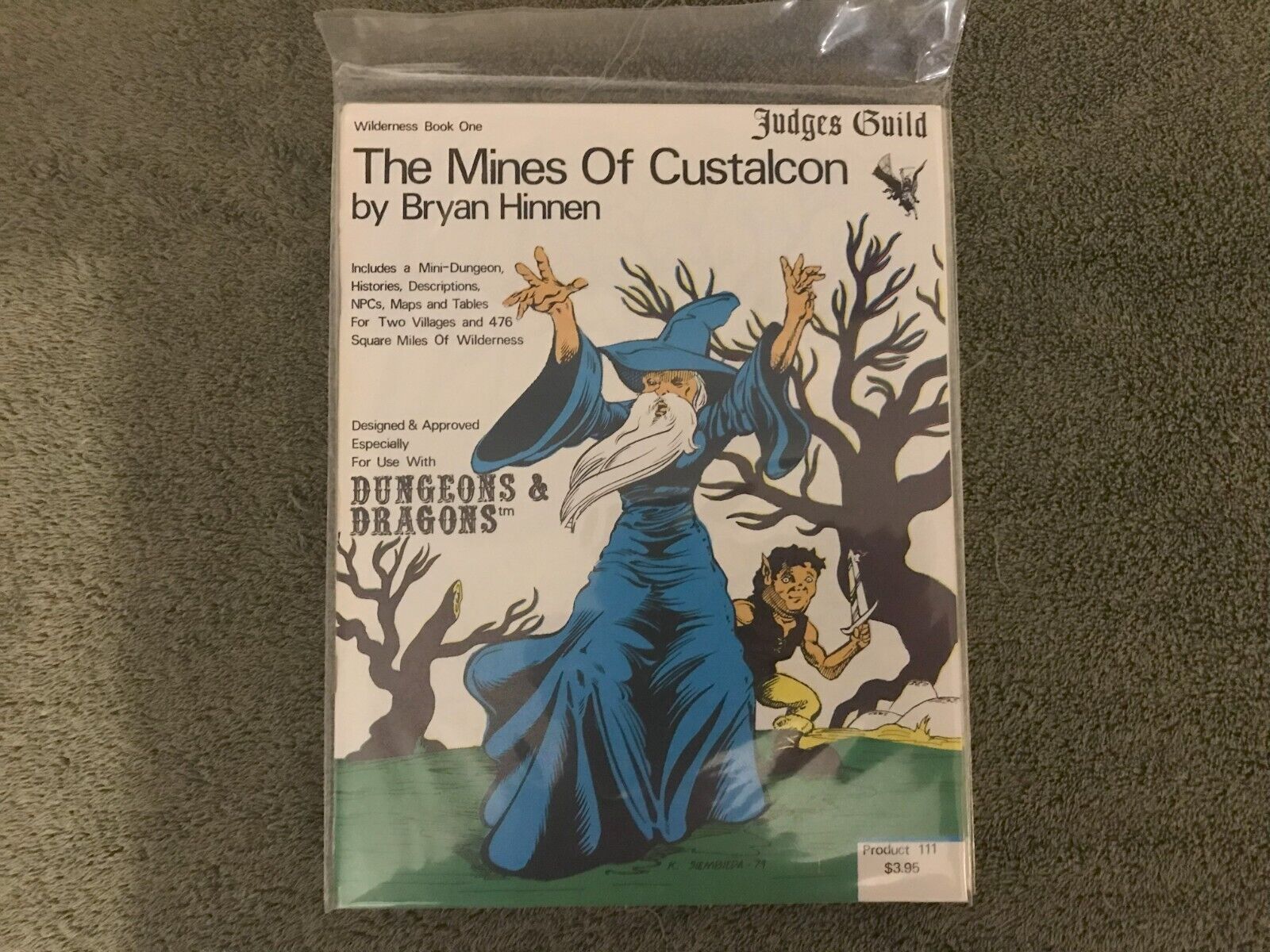 Judges Guild: The Mines of Custalcon in NM Condition TSR AD&D D&D d20