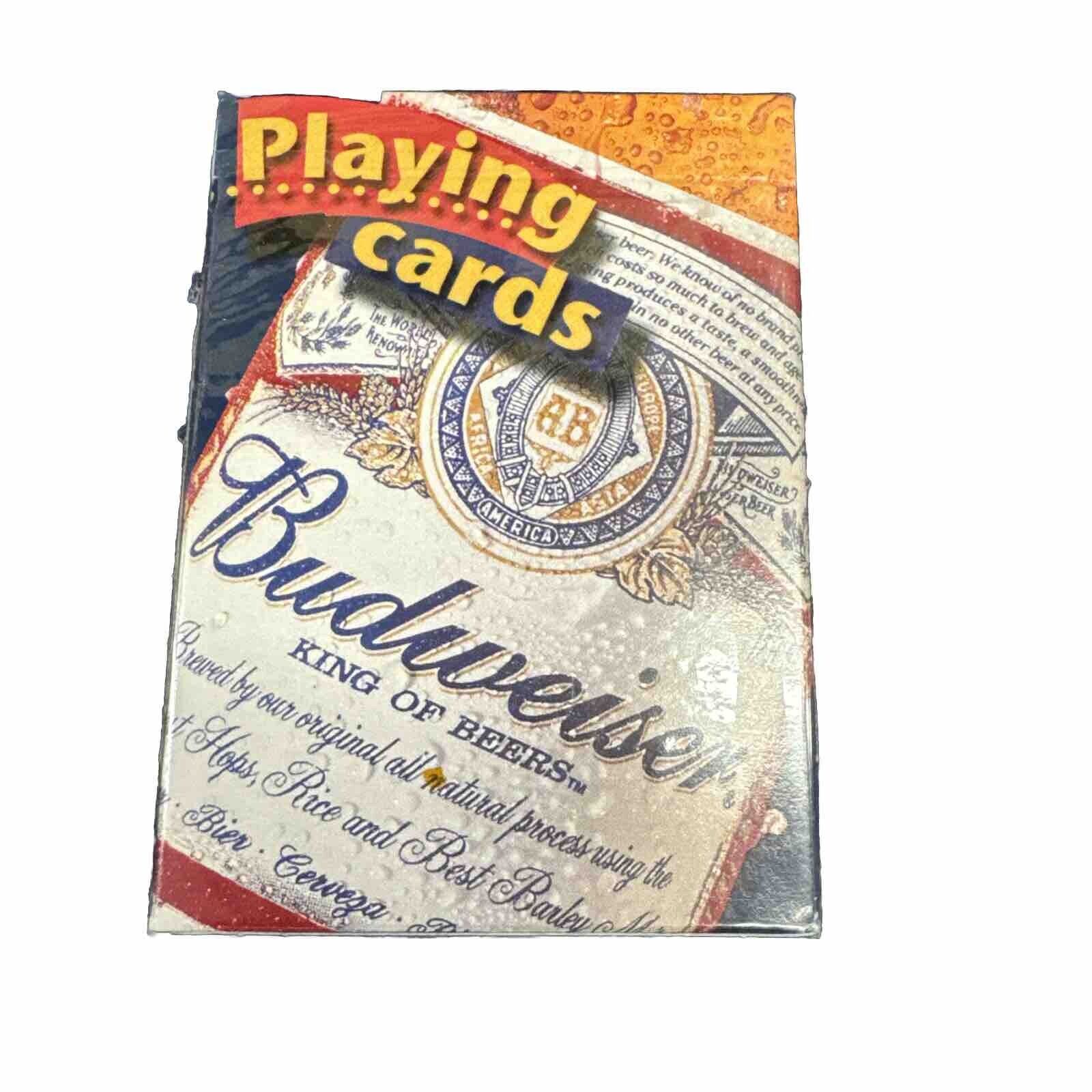 Budweiser King of Beers 2000 Anheuser-Busch Poker Playing Cards USA made