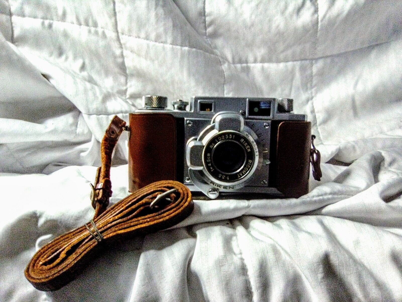 Vintage Ricoh Riken 35 Rangefinder Film Camera Ricomat 1:3.5 f=4.5cm