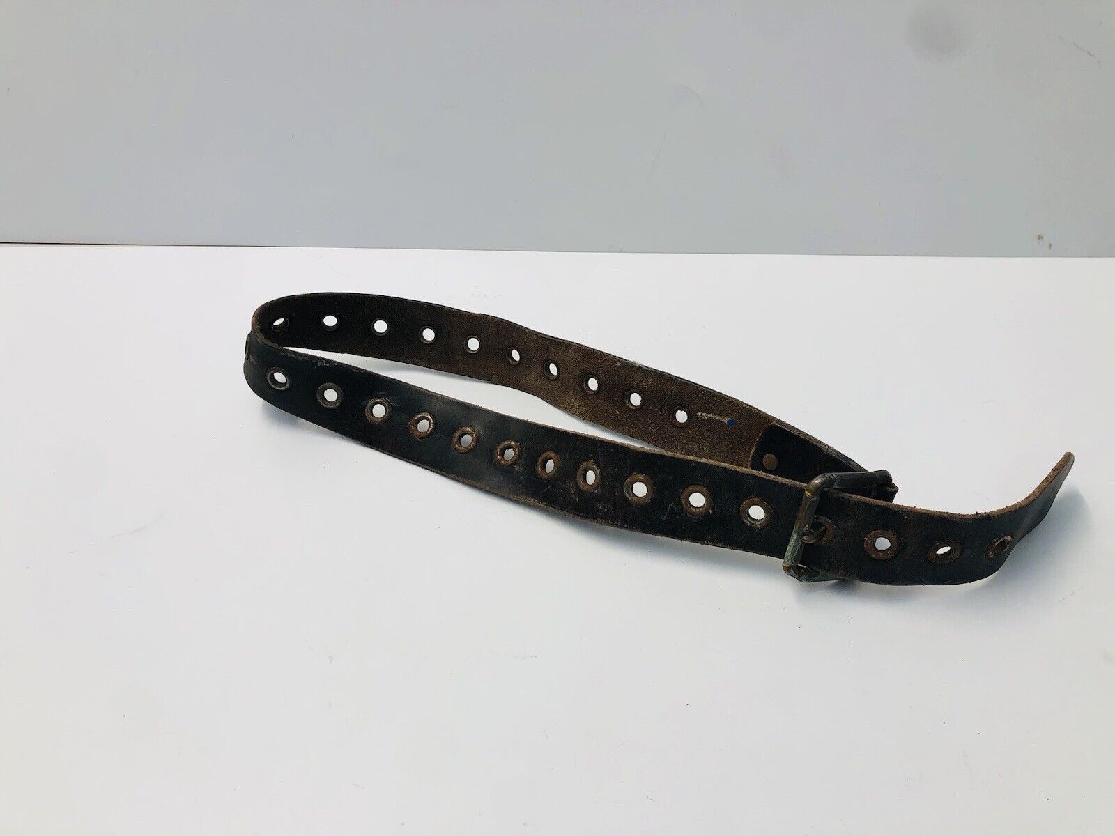 Antique Genuine Leather Handmade Cowboy Belt Exact Era Unknown