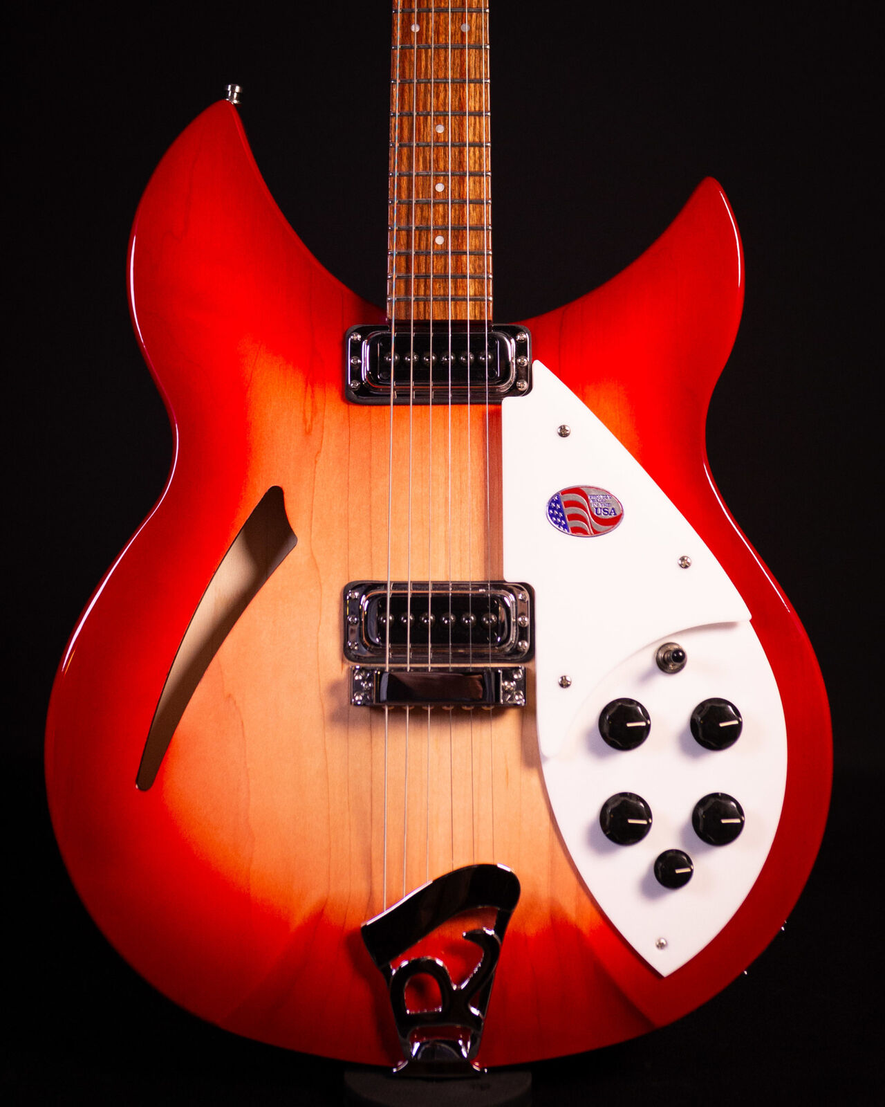Rickenbacker 330 Double Cutaway Electric Guitar,  FireGlo