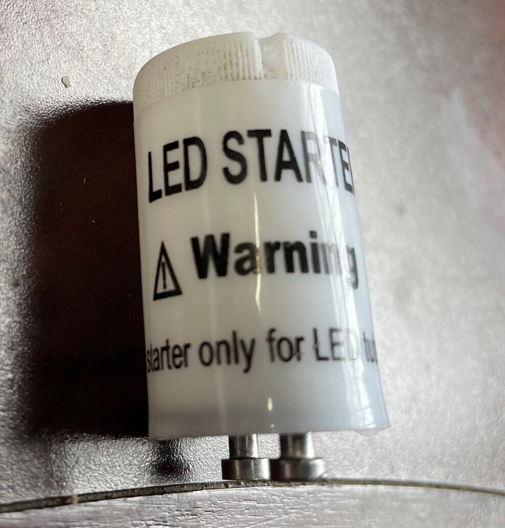 2 X LED Fuse Starter 2 Pin FOR LED Tube Light