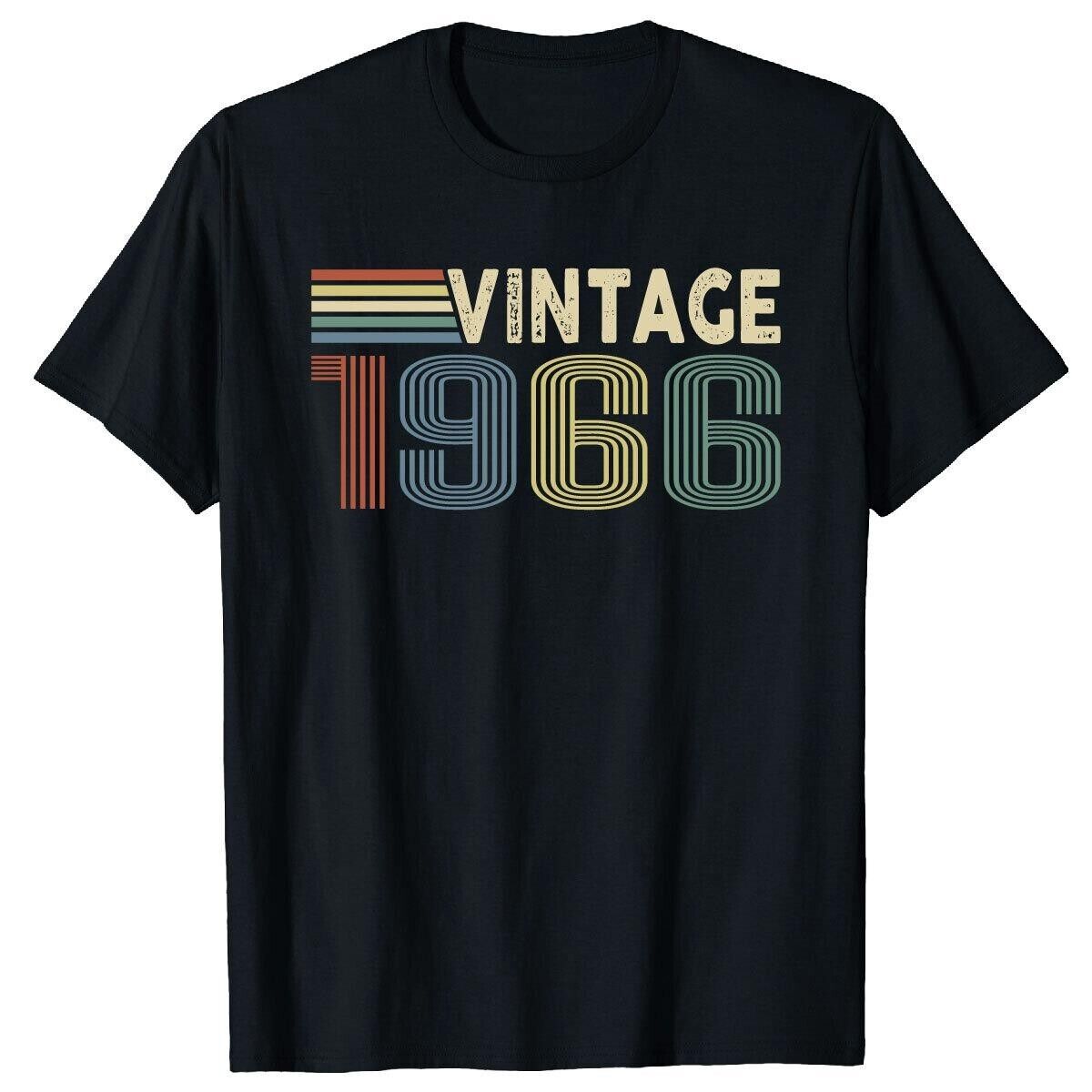 vintage 1966 shirt birthday gifts 58 Year Old Woman Man Classic T-Shirt S-5XL