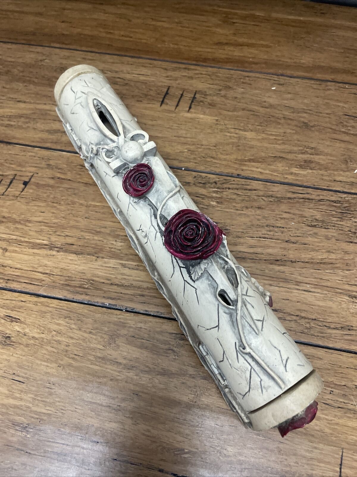 Gothic Rose Thorn Incense Burner Coffin Box Bone Halloween Goth CV JD