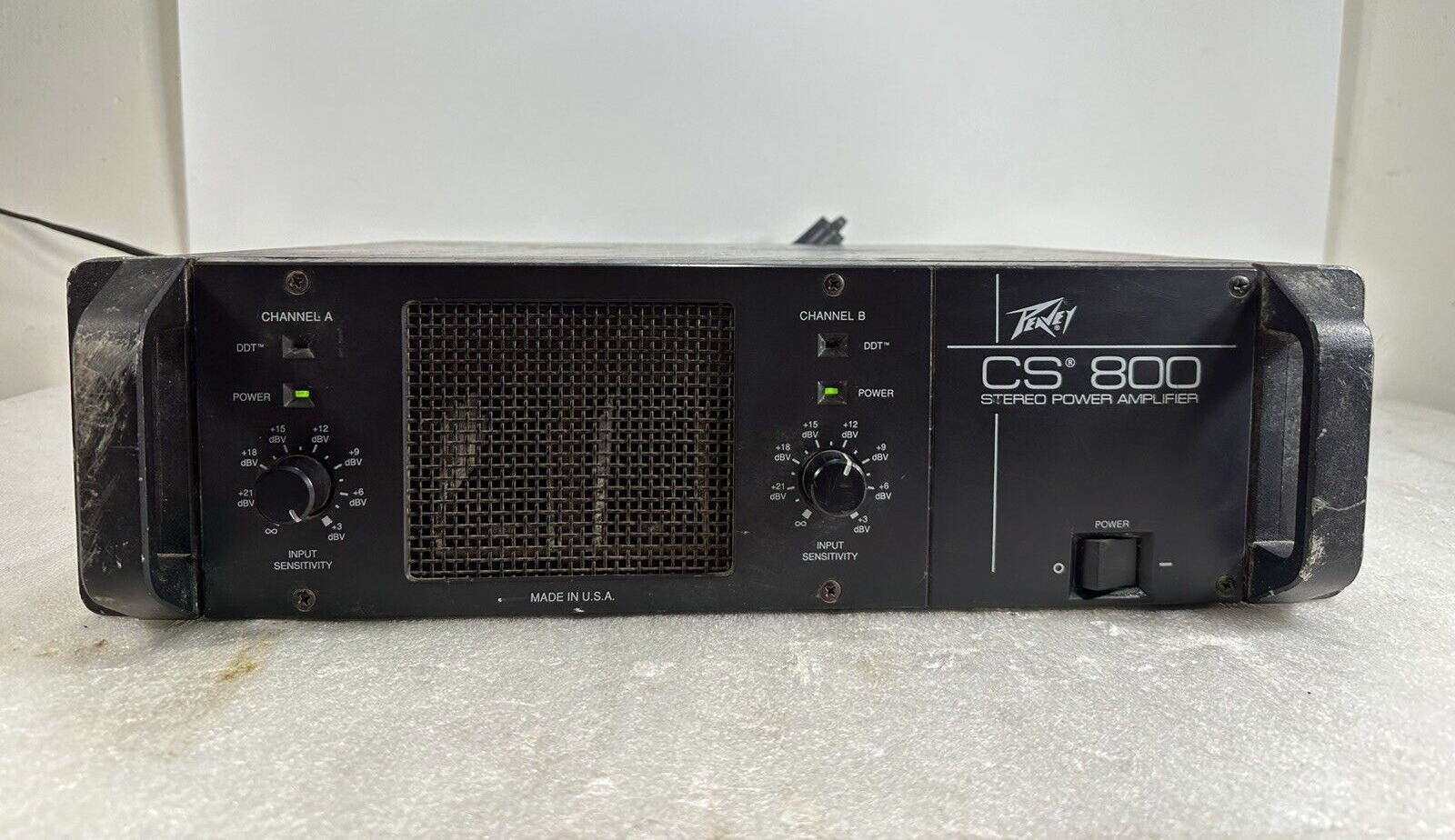 Vintage Peavey CS-800 ~ 2-CH Professional Power Amplifier ~ 240WPC @ 8Ω (stereo)