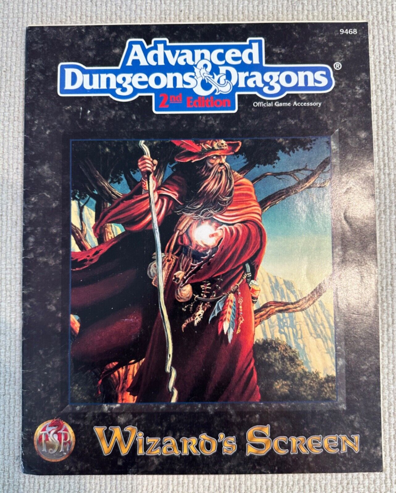 1994 TSR AD&D 2nd Edition Wizard\'s Screen RARE