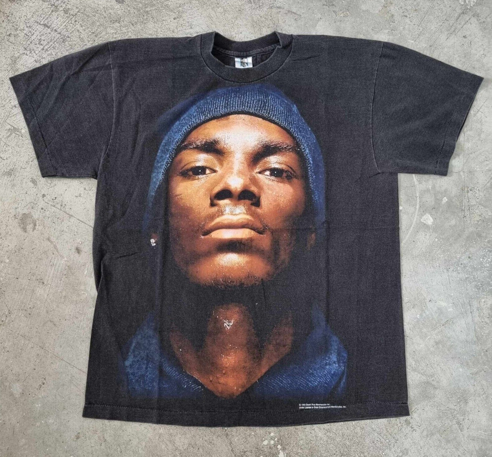 Vintage Snoop Dogg Shirt L Beware Death Row Raptee California 420 2Pac Dr. Dre