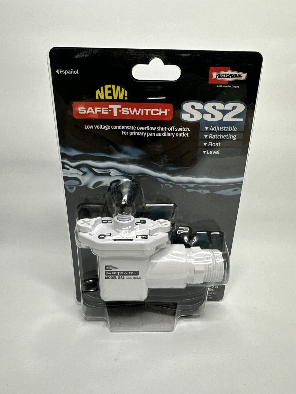 RECTORSEAL NEW SAFE-T-SWITCH SS2 #97087 Count Condensate Overflow shut-off