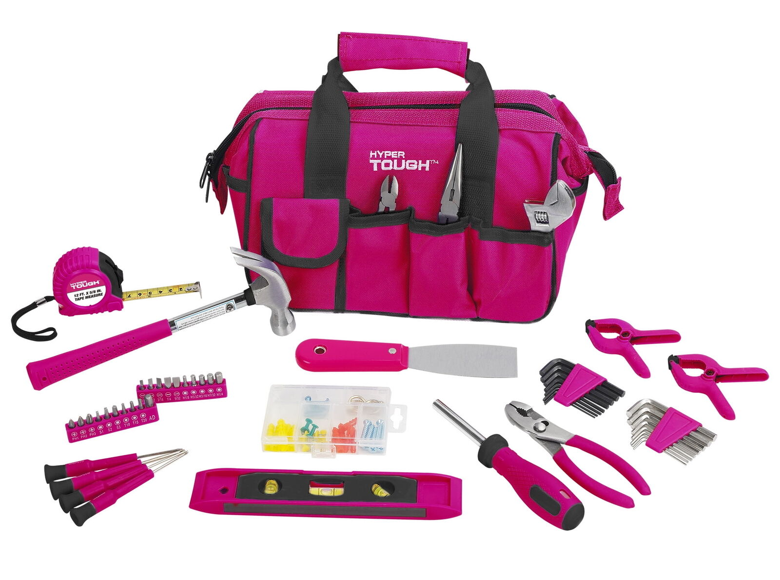 89-Piece Pink Household Tool Set, Gift for Mom