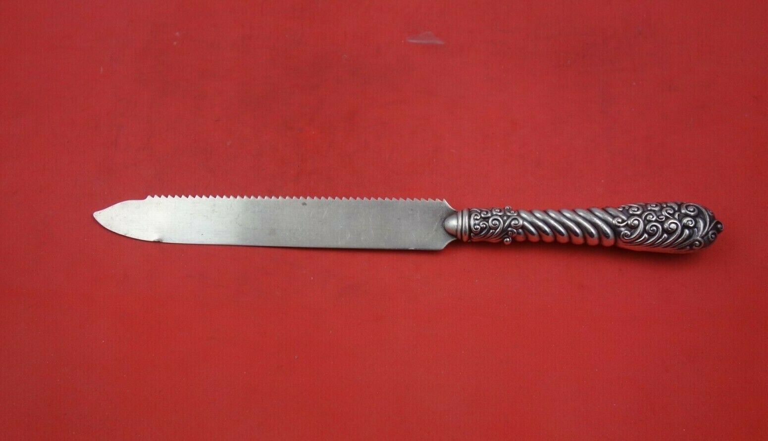 Number 650 by Gorham Sterling Silver Cake Saw Hollow Handle AS 9 3/4\