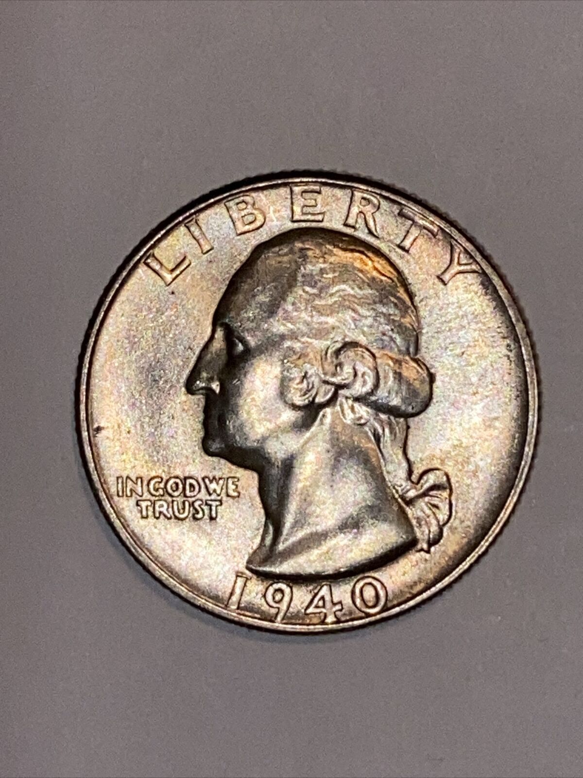 1940-D DDO Washington Quarter Beautiful Frosty Uncirculated Silver US Coin