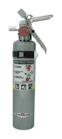 Amerex B417tc Fire Extinguisher, 1A:10B:C, Dry Chemical, 2.5 Lb