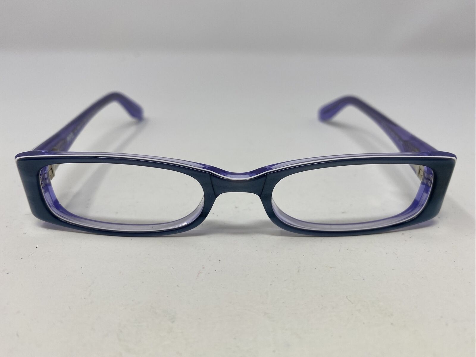 Moxie Girlz Eyeglasses Frame 2265 BLUE 37-16-130 Navy/Purple Full Rim XA73