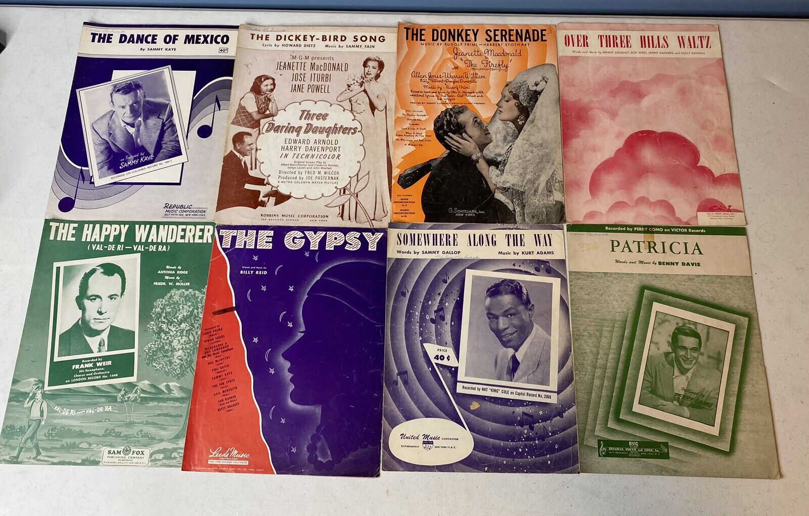 Lot of 149 Pieces Of Vintage Antique 1930\'s-1950\'s Sheet Music