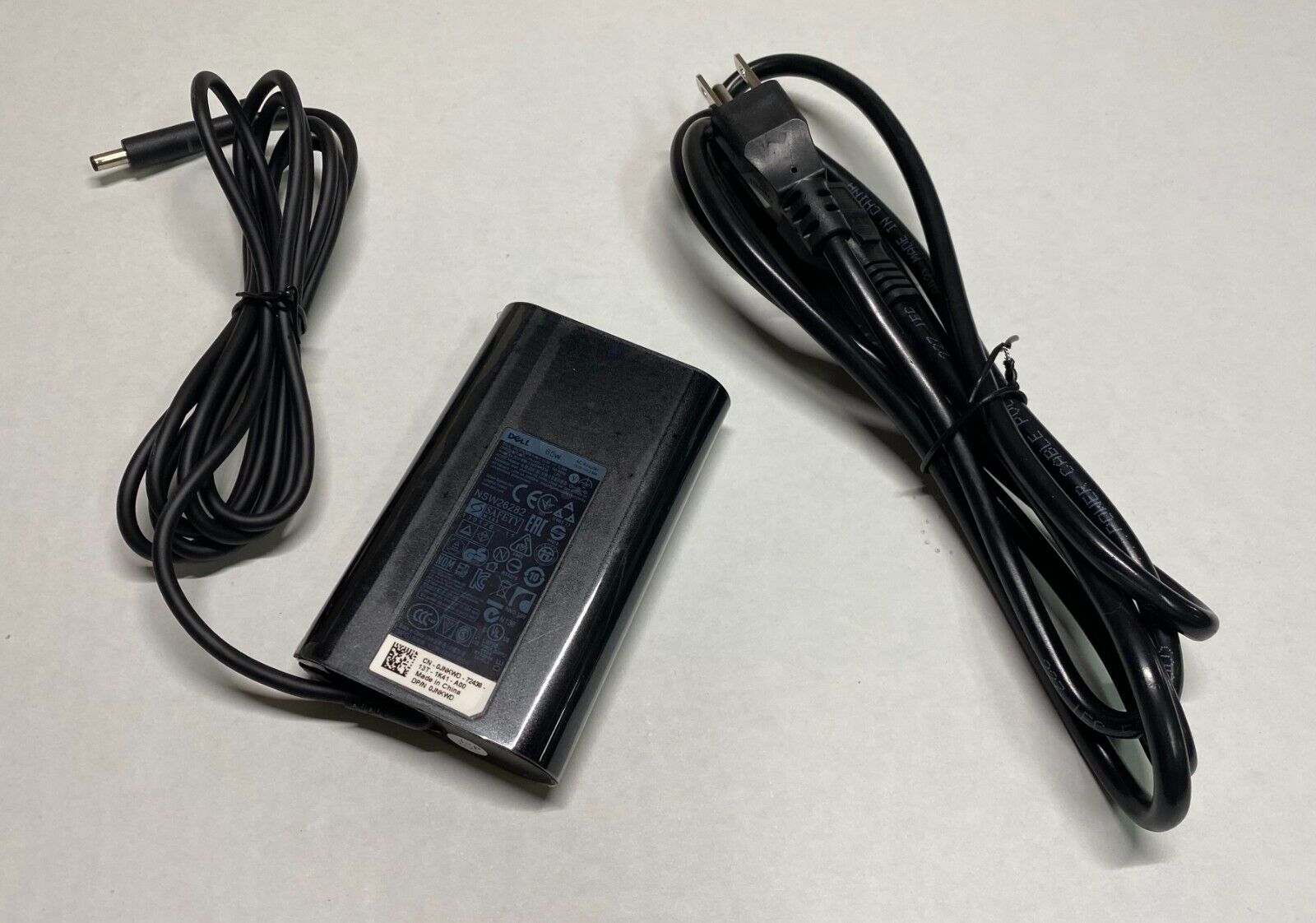 New Genuine Dell XPS 13 9360 9343 65W Power Charger Supply AC Adapter with Cord