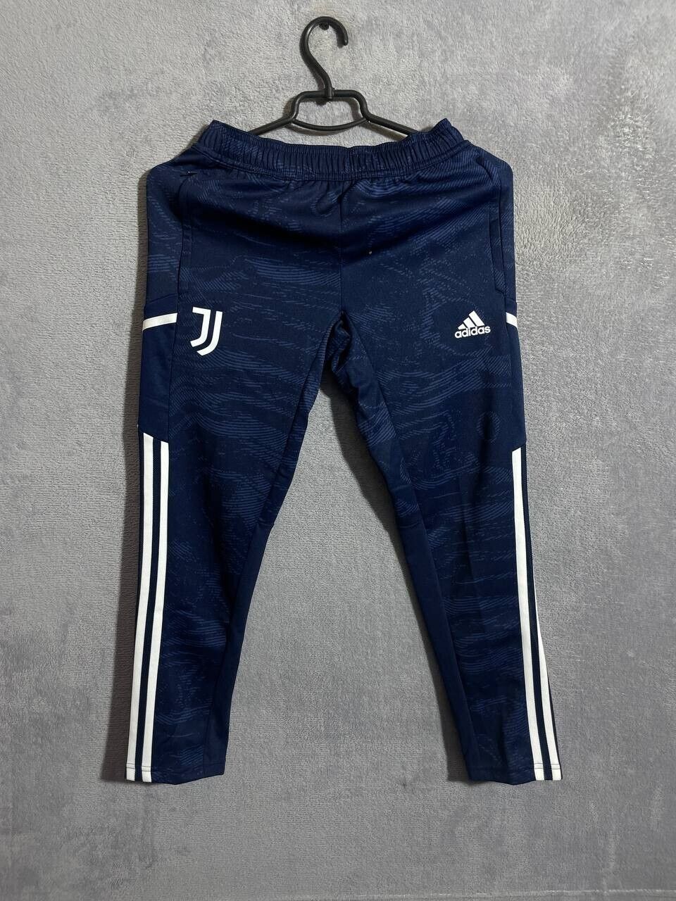 Juventus Training Football Pants Blue Adidas HCC3289 Young Size M 11-12YRS