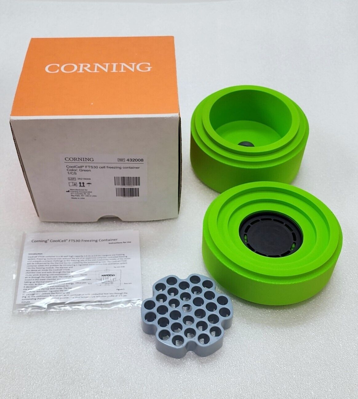 Corning CoolCell FTS30, Freezing Container for 30 x 1 mL or 2 mL Cryogenic Vials