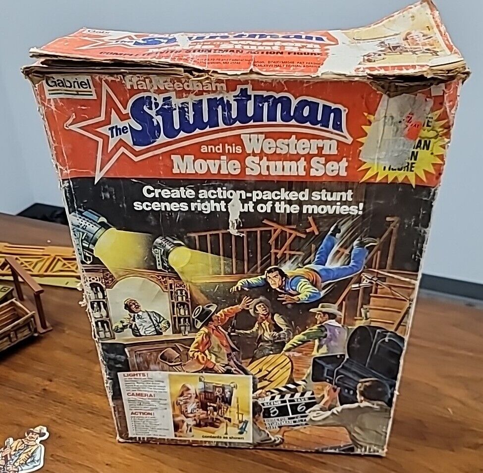 Vintage Gabriel Hal Needham Stuntman Western Movie Stunt Set READ DESCRIPTION 