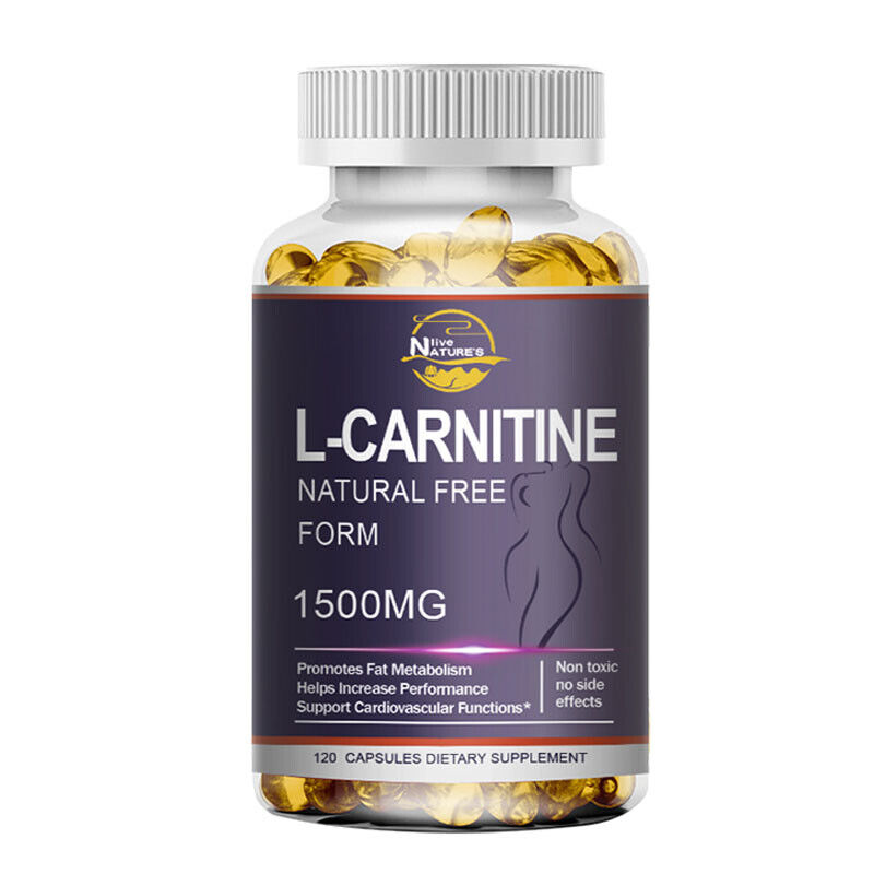(1-4 Pack) Acetyl L-Carnitine Capsules Weight Loss Fat burner Dietary Supplement