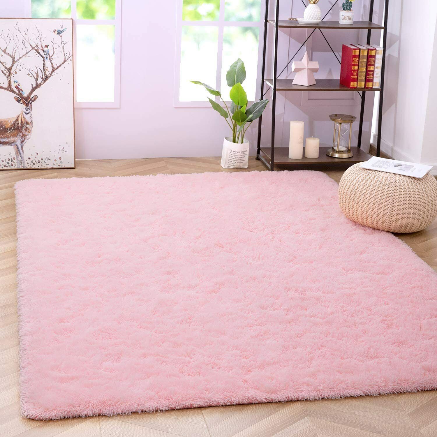 Luxury Fluffy Rug Ultra Soft Shag Carpet For Bedroom Living Room Big Area Rugs