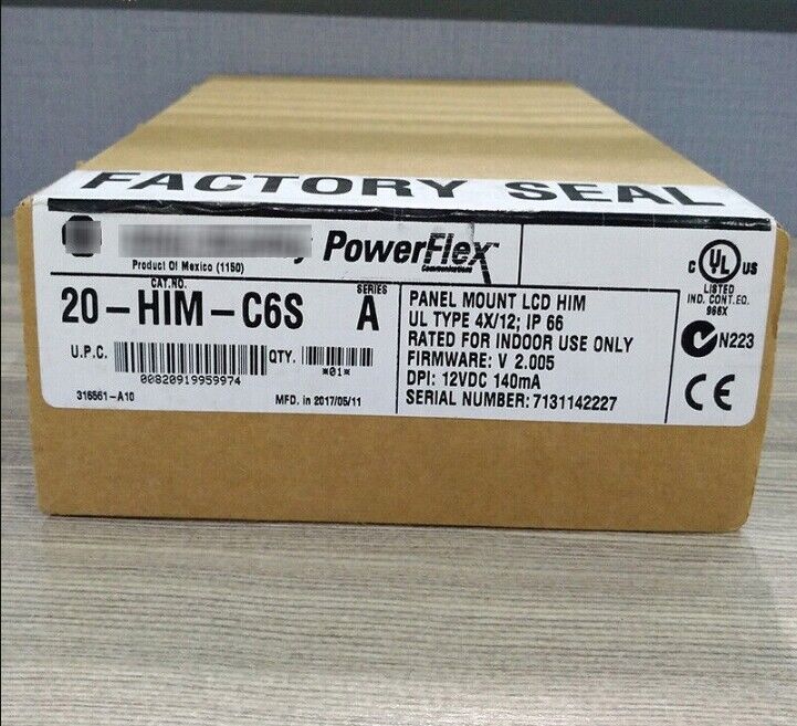 NEW 20-HIM-C6S Allen Bradley Powerflex Panel Mount LCD HIM 20HIMC6S NEW IN BOX