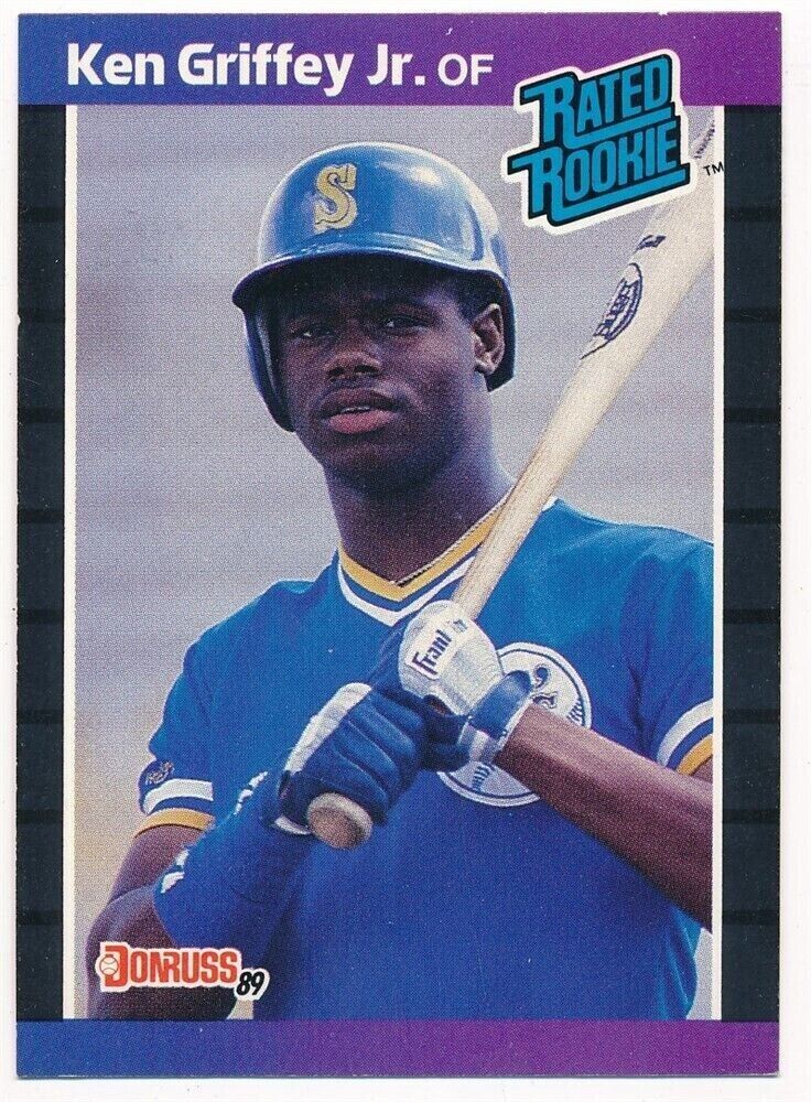 KEN GRIFFEY JR 1989 DONRUSS #33 RC RATED ROOKIE SEATTLE MARINERS