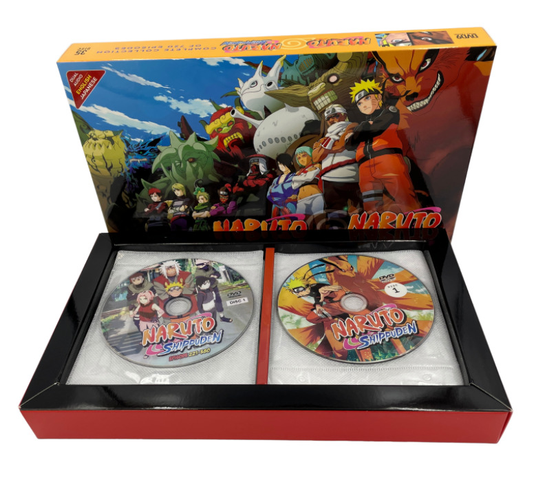 Naruto & Naruto Shippuden Complete Boxset DVD 1-720 Episodes [English Dubbed]