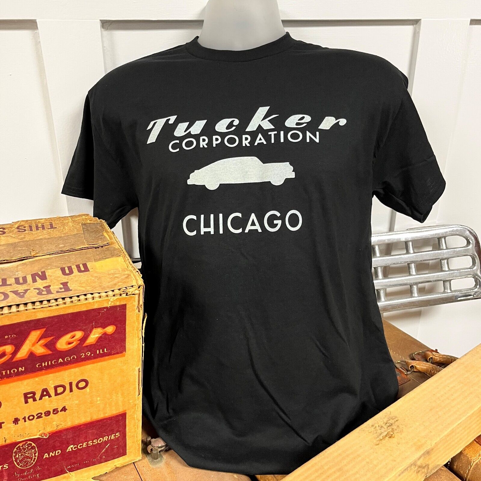 Official Tucker Corporation CHICAGO Tucker 48 T-Shirt by Preston Tucker LLC