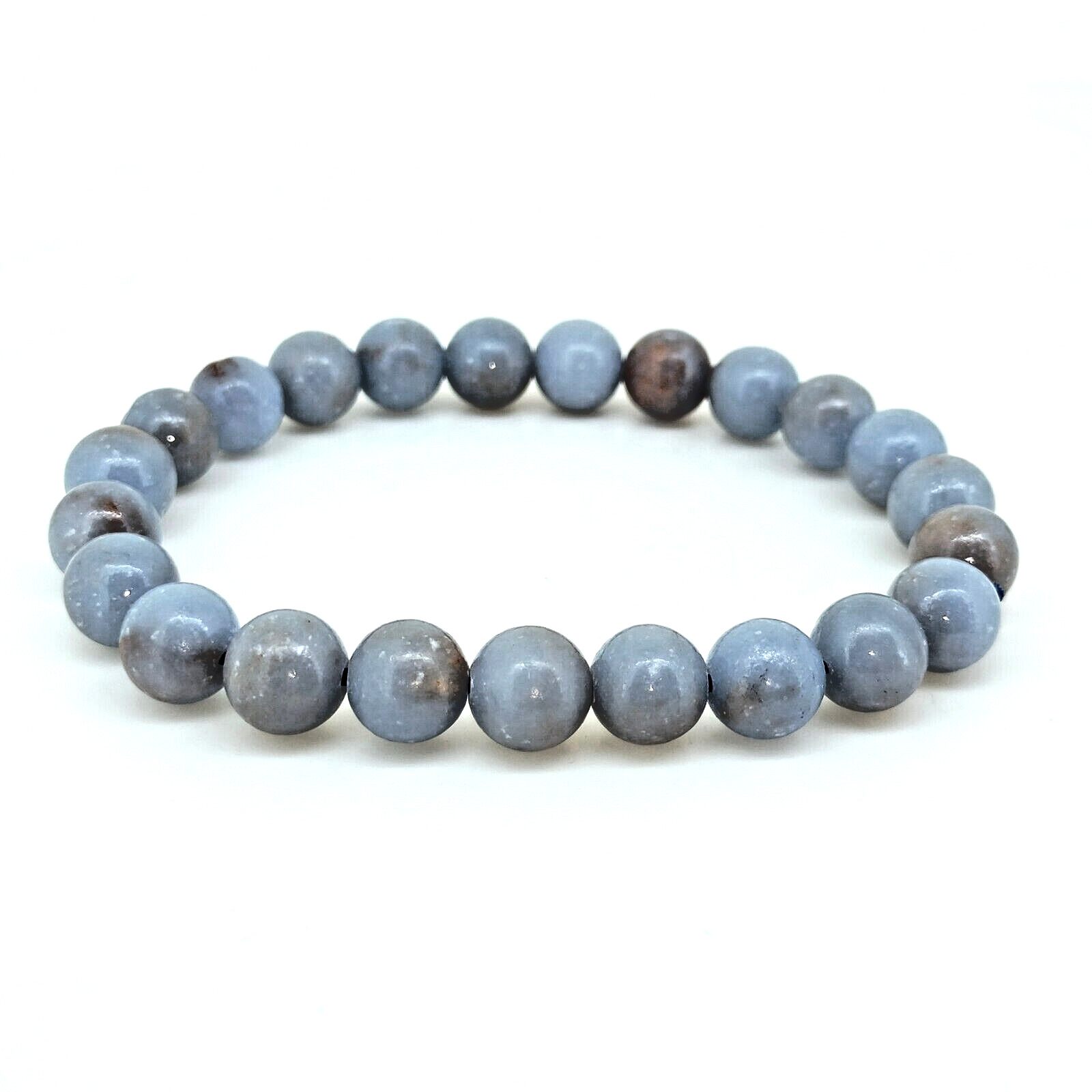 8 MM Natural Amazonite Cystal Beads Chakra Stretchy Healing Charm Bracelet 7.2In