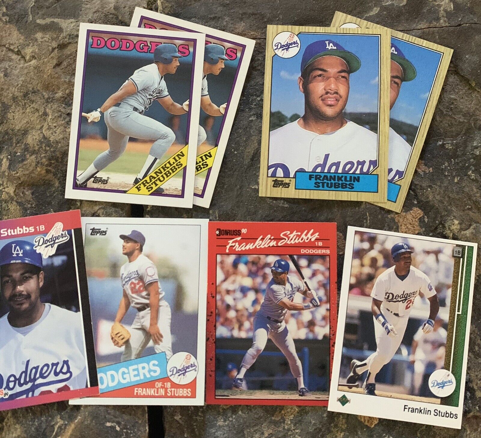 Franklin Stubbs Baseball Cards. Los Angeles Dodgers