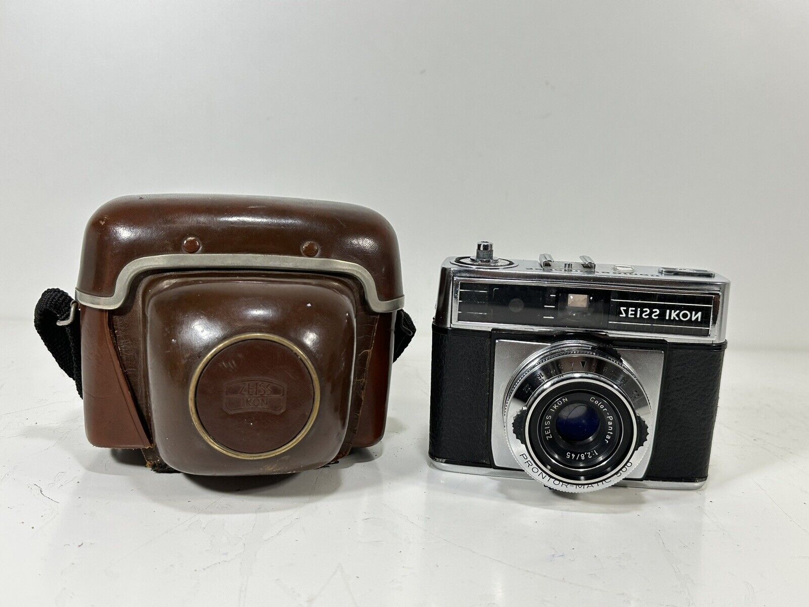 Vintage Zeiss Ikon Contessa Contessamat SE 35mm Rangefinder Camera ~ UNTESTED