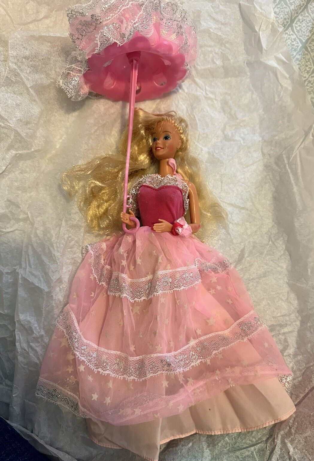 Vintage Mattel 1985 - BARBIE - Dream Glow - Glow in the Dark Doll #2248 - #3