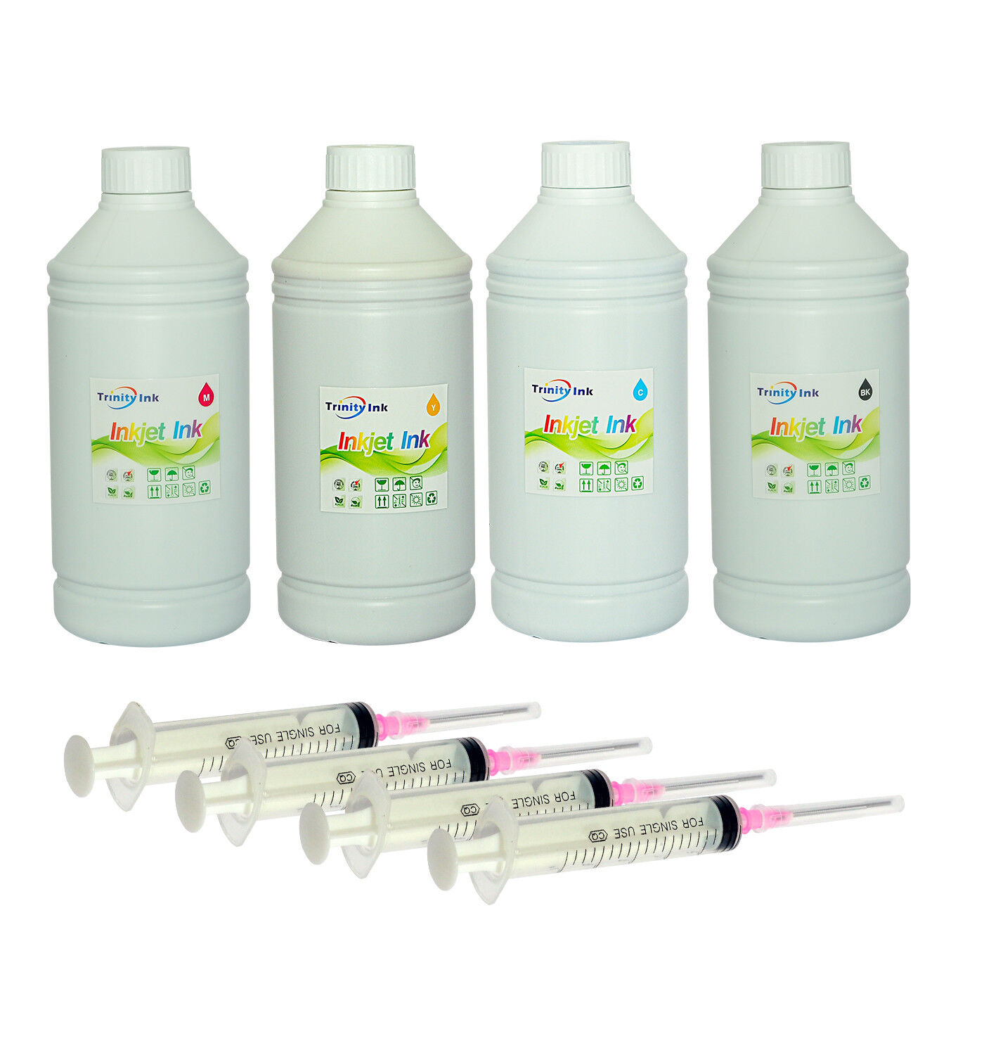 4x1000ml premium ink refill compatible for all Epson refillable cartridges