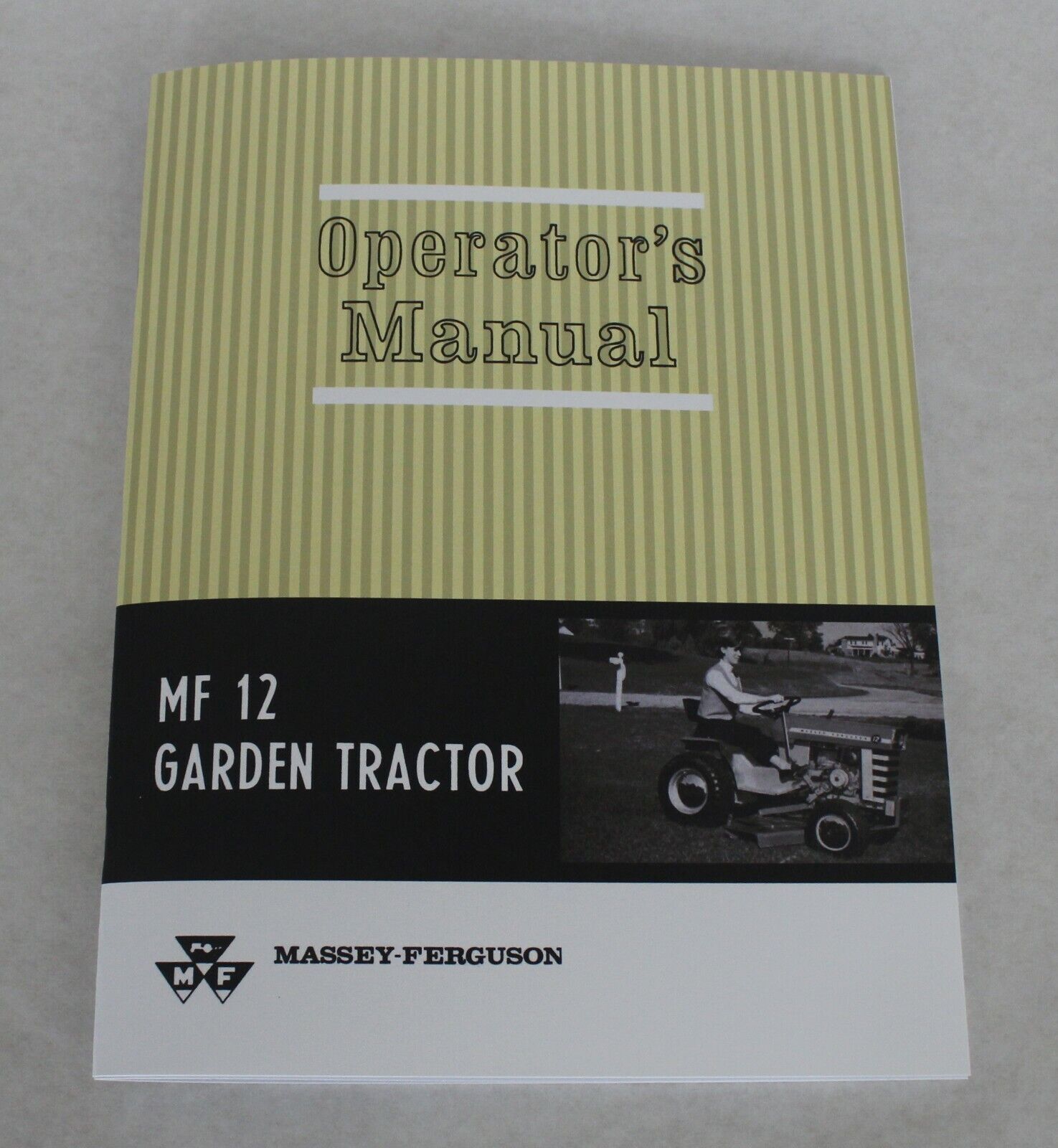 Massey Ferguson, MF 12 Garden / Lawn Tractor Operators/ Owners Manual, 1967-1976