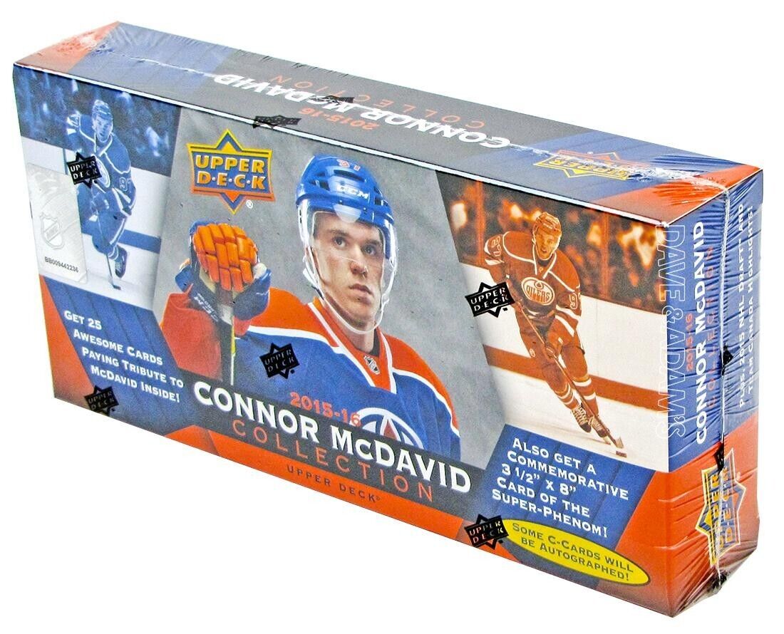 2015/16 Upper Deck CONNOR MCDAVID Collection NHL Hockey Rookie Box Set Sealed