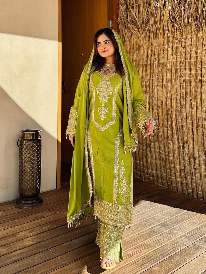 Dress Bollywood Designer Salwar kameez Wear Pakistani Indian Wedding Party Suit.