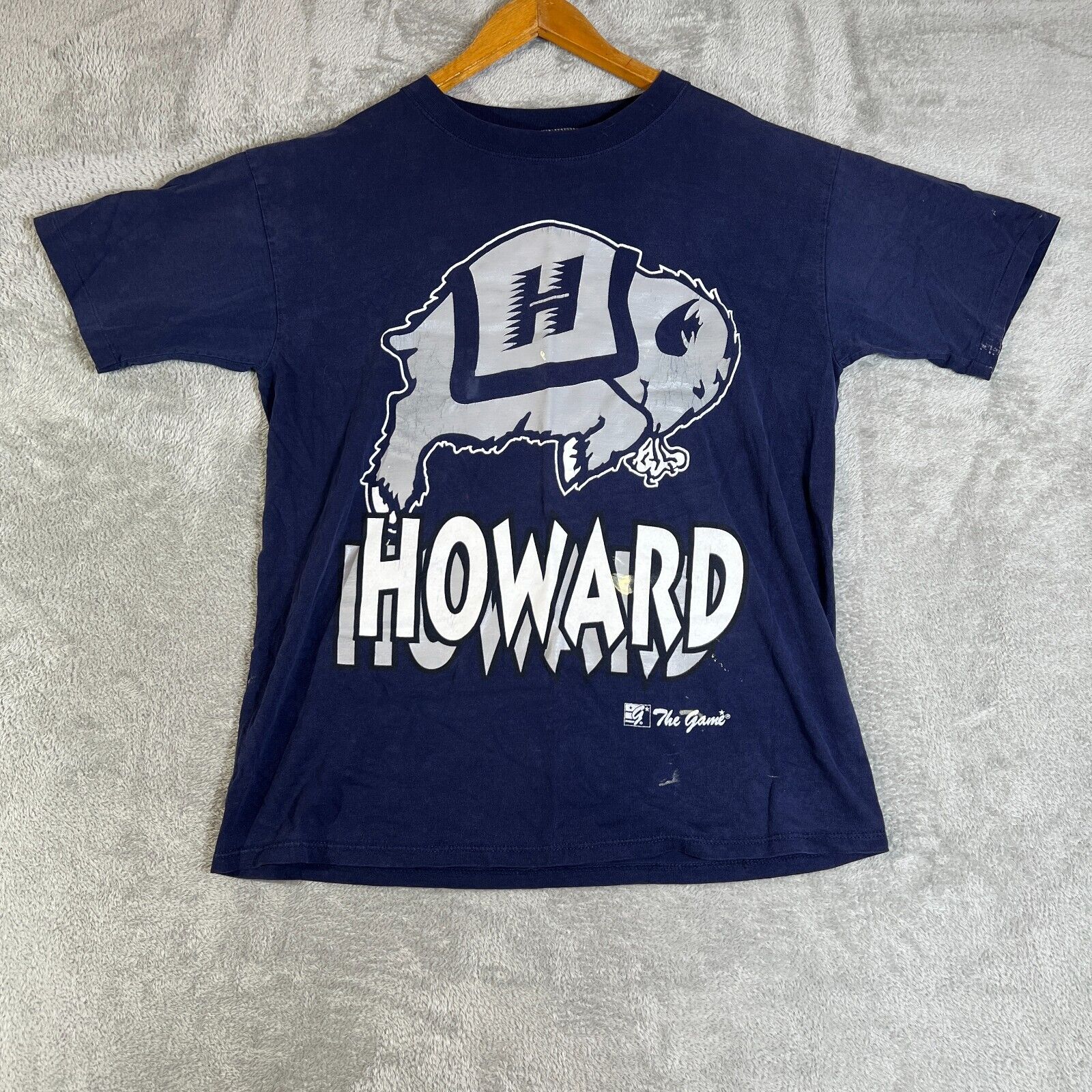 Vintage Howard University Shirt Mens Large HBCU Bison Mascot The Game AOP 90s