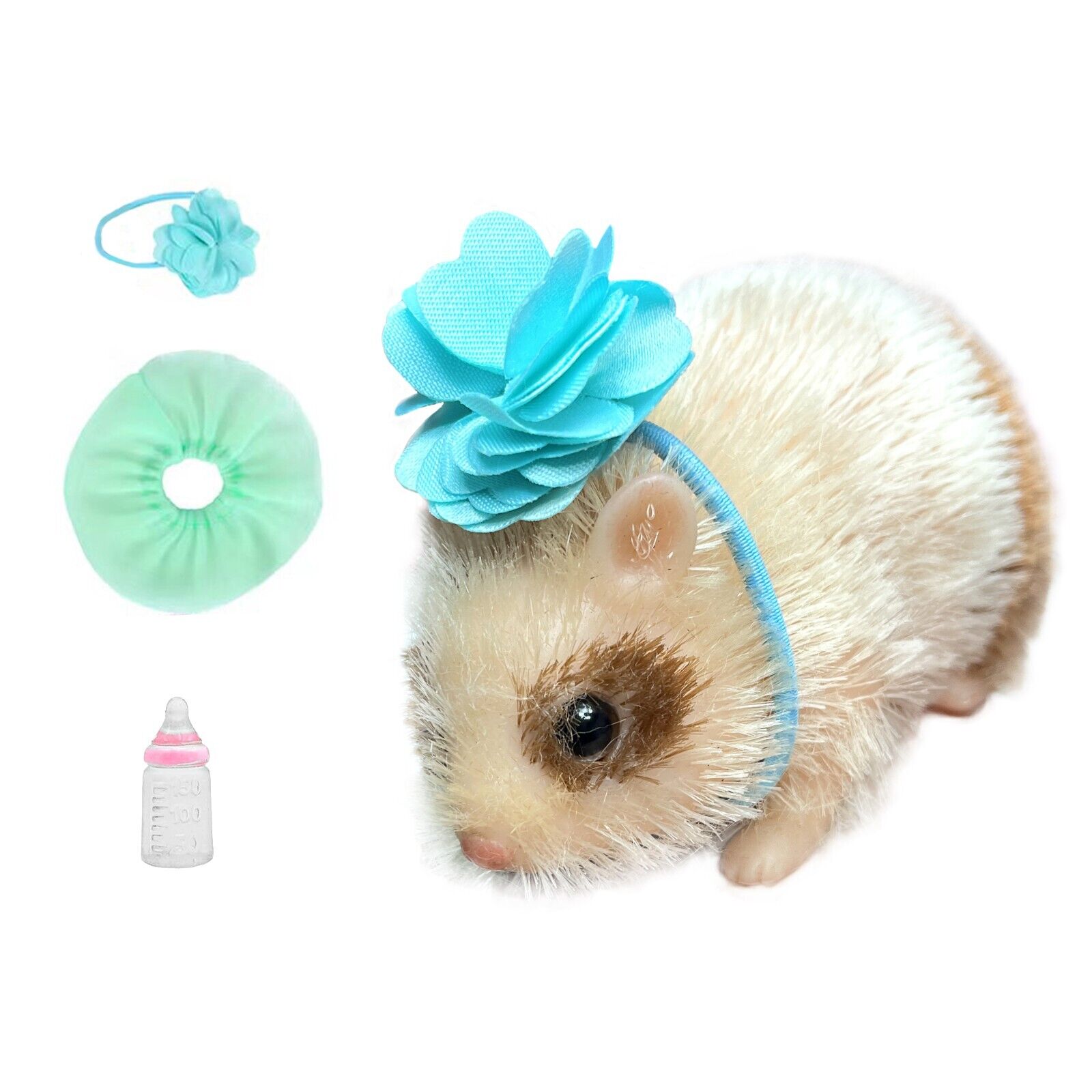 Full Body Silicone Mini Baby Animal Reborn Little Baby Hamster Hedgehogs Panda