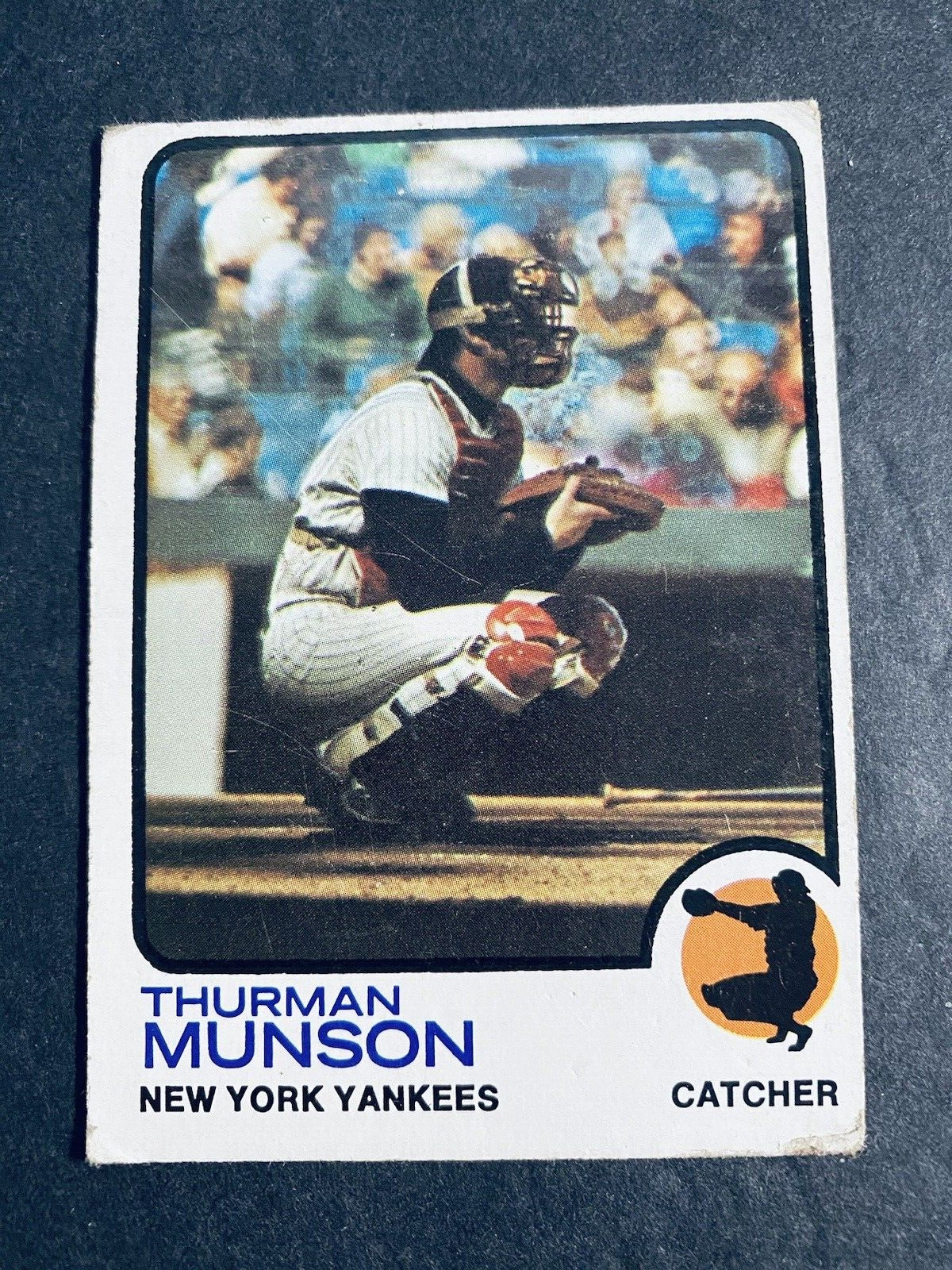 1973 Topps Baseball New York Yankees Thurman Munson Baseball Card #142 (c)